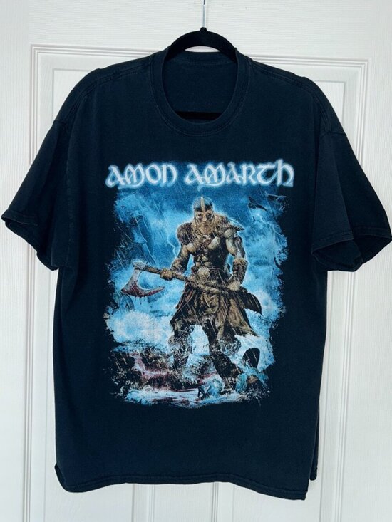 Gildan Other - Amon Amarth Jomsviking USA Tour 2017 T-Shirt Men’s XL Black Viking Metal
